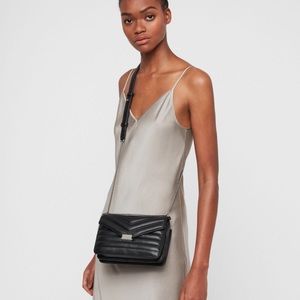 All Saints Justine Leather Crossbody Bag - Brand new, never worn